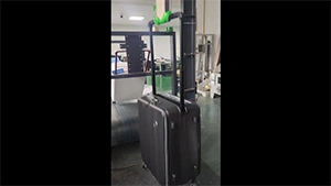 Prueba de apertura dual para maletas